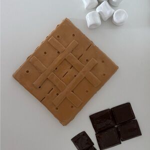 Handmade Ceramic S’mores Tic-Tac-Toe